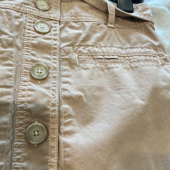 J. Crew Button Front Mini Skirt - Picture 4 of 6